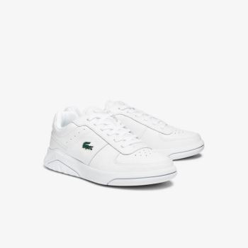 Lacoste Men’s Game Advance Tumbled Leather Sneakers Pánské - Tenisky Bílé | CZ-xTwgR3